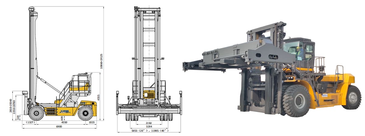 Container Forklift Truck | Container Forklift Price for Sale in Dar es Salaam Tanzania