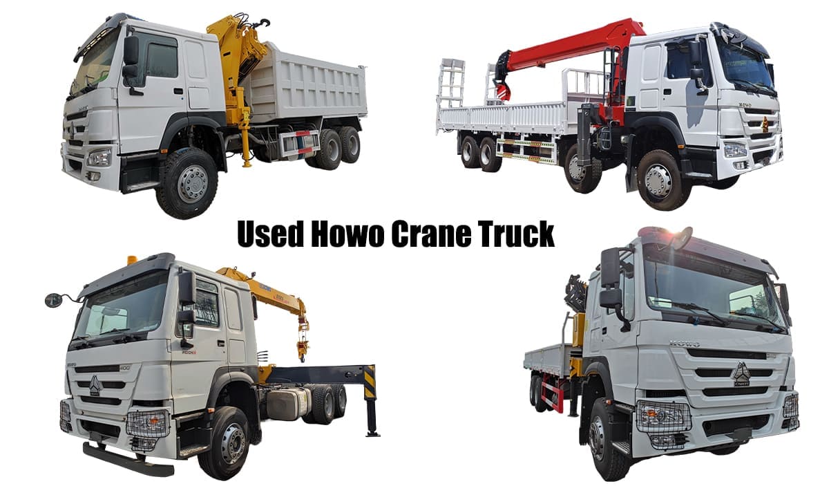 Used Howo Crane Truck for Sale in Tanzania