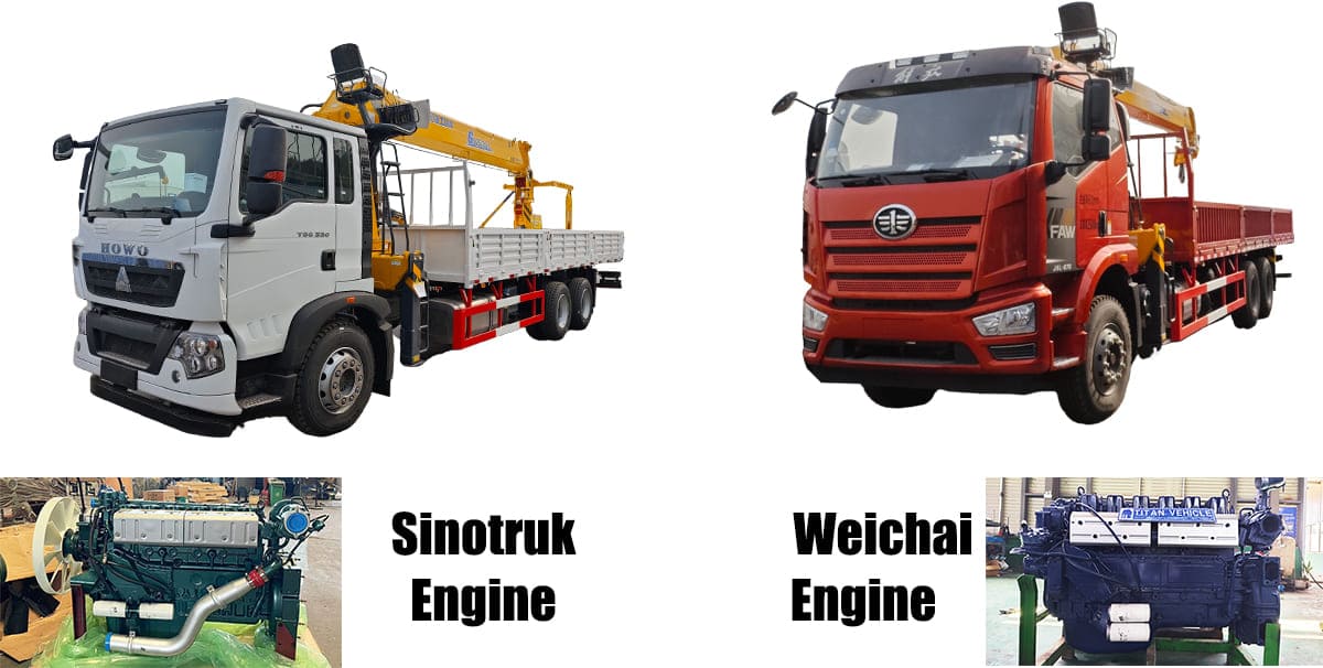 Used Howo Crane Truck for Sale in Tanzania