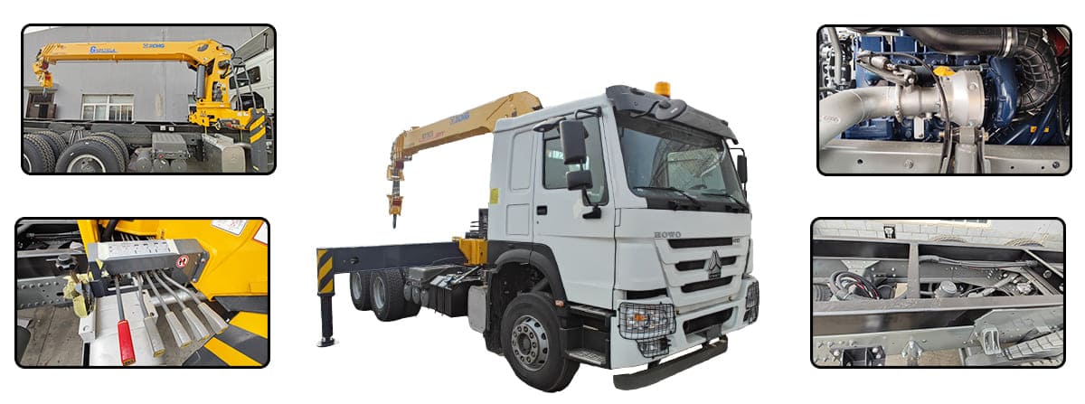 Used Howo Crane Truck for Sale in Tanzania