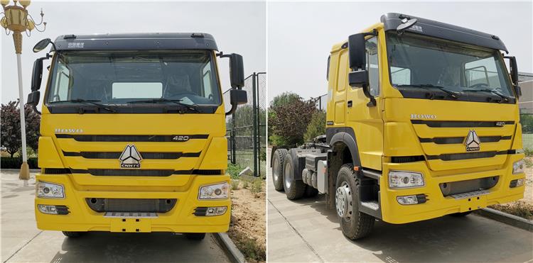 Howo 420 HP Horse Tractor Trucks for Sale In Guinea Kamsar