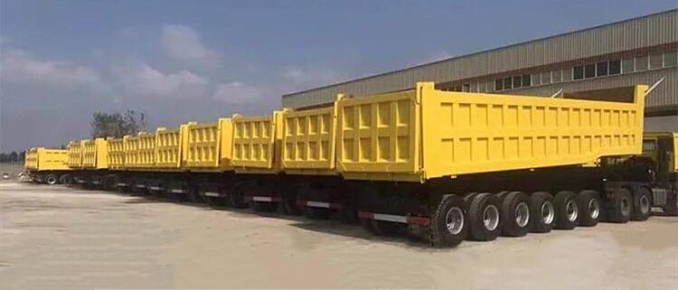 6 Axle Dump Truck Semi Tipper Trailer for Sale in Guinea Conakry