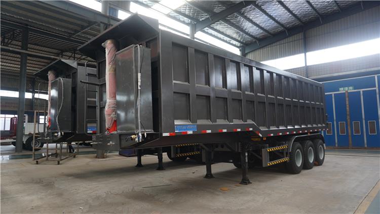 Heavy Duty 80 Ton Tri Axle Dump Truck Trailer for Sale in Guinea Kindia