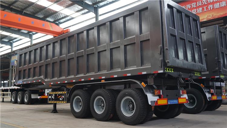 Heavy Duty 80 Ton Tri Axle Dump Truck Trailer for Sale in Guinea Kindia