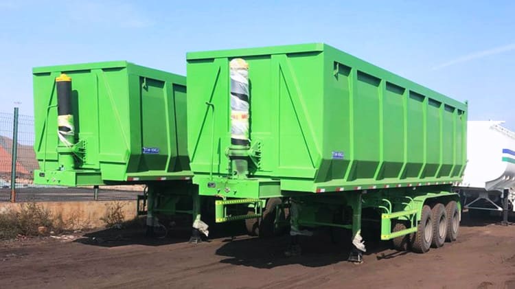 100T 3 Axle Tipper Trailer