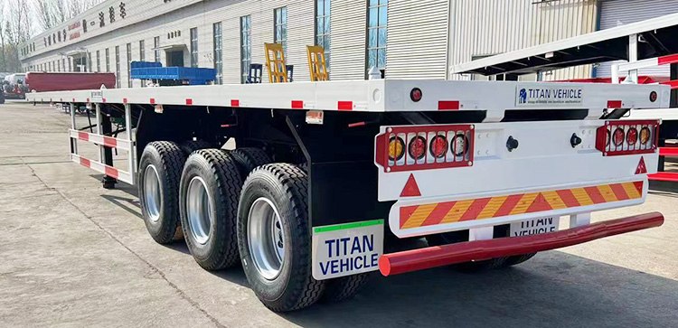 40 Ft Flatbed Trailer for Sale | 3 Axle Flatbed Semi Trialer for Sale in Tanzania Dar Es Salaam