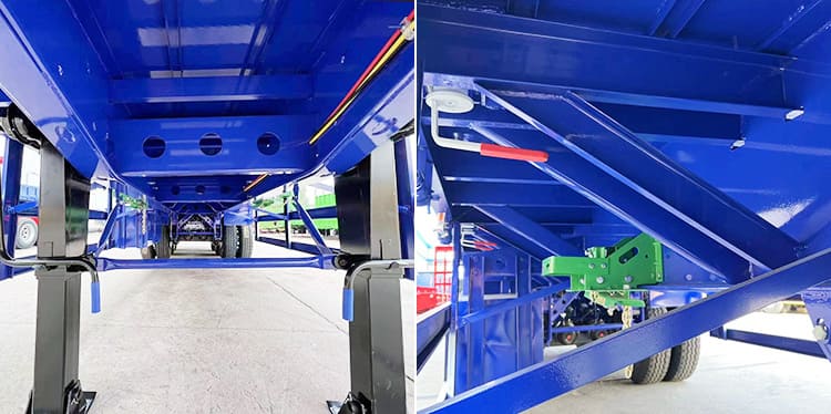 40Ft Container Flatbed Truck Trailer | Tri Axle Flatbed Trialer Manufacturers in Tanzania