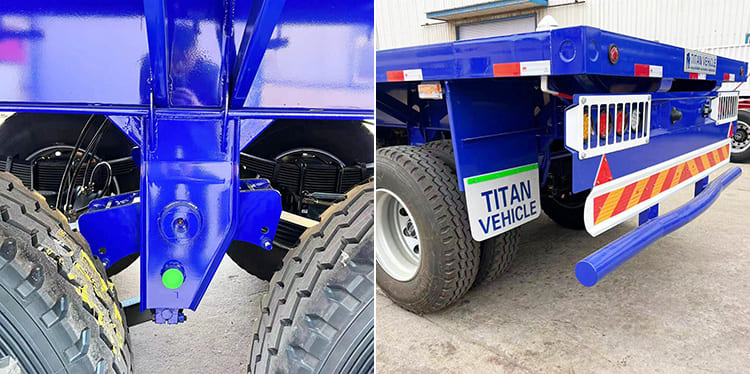 40Ft Container Flatbed Truck Trailer | Tri Axle Flatbed Trialer Manufacturers in Tanzania