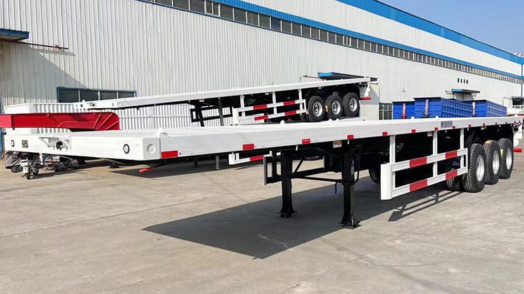 40Ft Flatbed Trailer for Sale | 3 Axle Flatbed Semi Trialer for Sale in Tanzania Dar Es Salaam