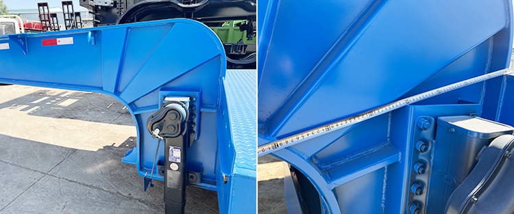 3 Axle 40Ft Low Bed Trailer Price | Low Bed Semi Trailer for Sale in Tanzania