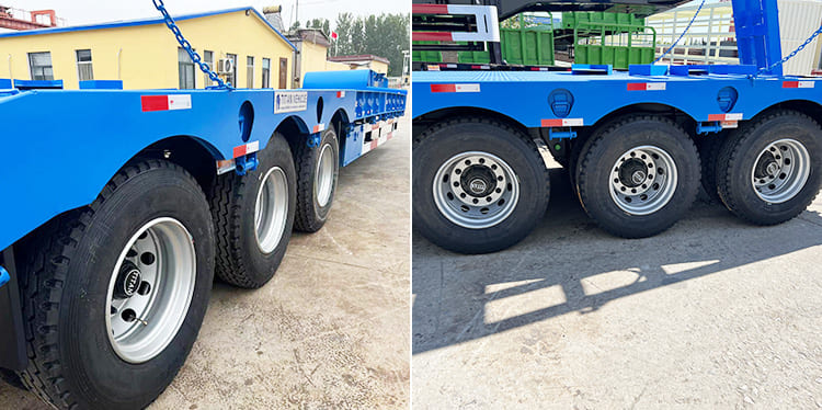 3 Axle 40Ft Low Bed Trailer Price | Low Bed Semi Trailer for Sale in Tanzania