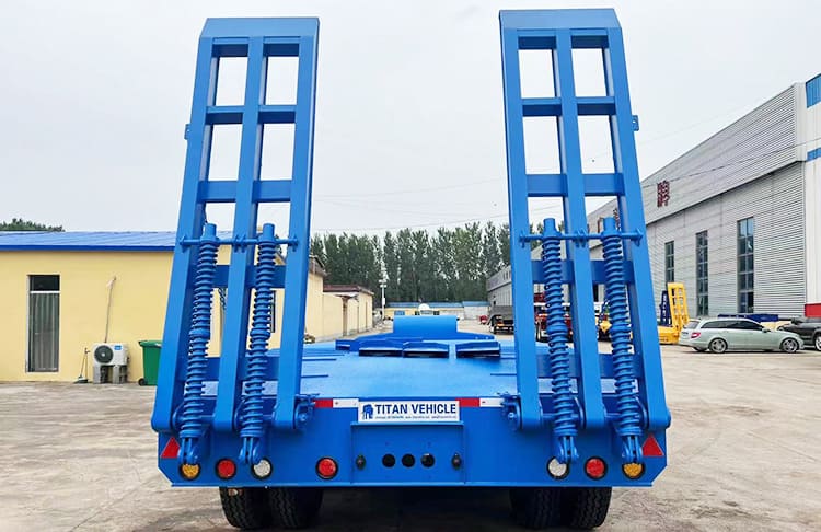 3 Axle 40Ft Low Bed Trailer Price | Low Bed Semi Trailer for Sale in Tanzania