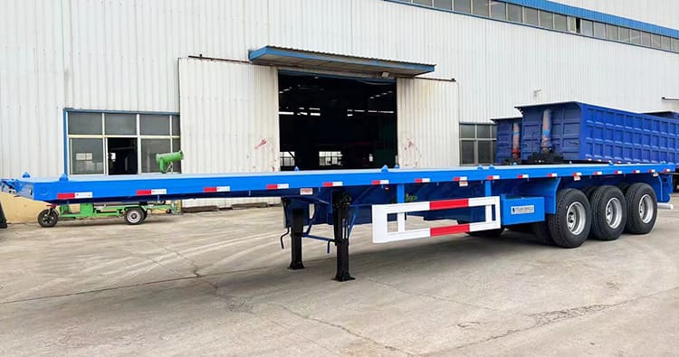 40 Feet Flatbed Trailer 3 Axle | Container Flatbed Trailer Price in Tanzania