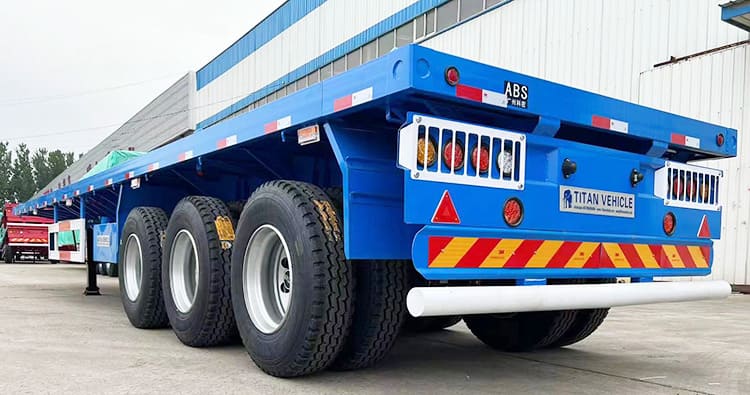 40 Feet Flatbed Trailer 3 Axle | Container Flatbed Trailer Price in Tanzania