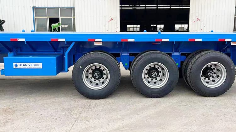 40 Feet Flatbed Trailer 3 Axle | Container Flatbed Trailer Price in Tanzania