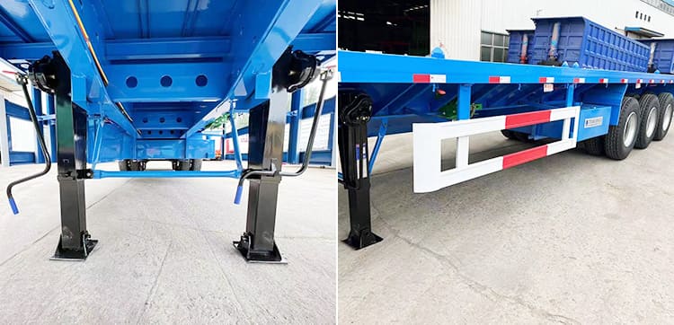 40 Feet Flatbed Trailer 3 Axle | Container Flatbed Trailer Price in Tanzania