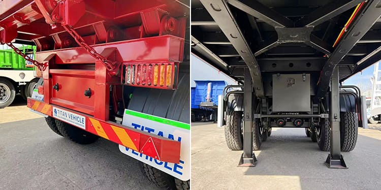 Tri Axle Semi Tipper Trailer for Sale | Truck Tipper Trailer for Sale in Tanzania Dar Es Salaam