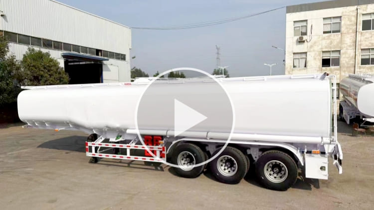 Tri Axle 45000 Liters Fuel Tanker Trailer for Sale In Ghana