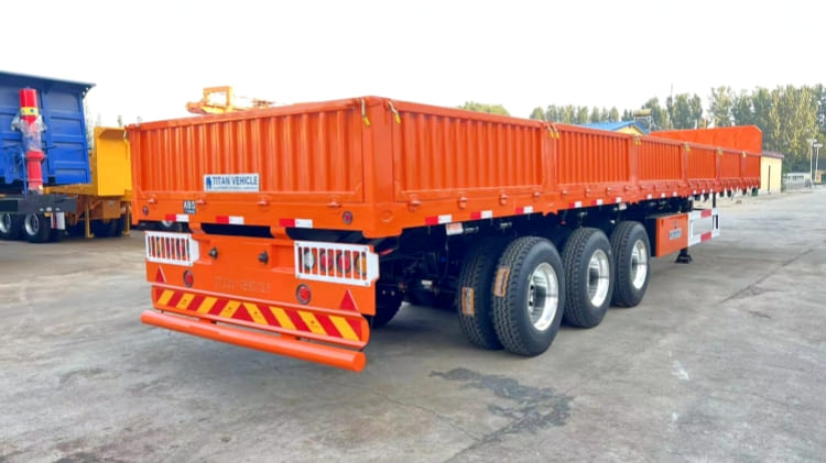 Tri Axle Dropside Trailer for Sale in Tanzania Dar es Salaam