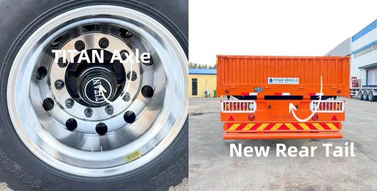 Tri Axle Dropside Trailer for Sale in Tanzania Dar es Salaam