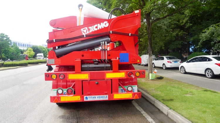 20ft container side loader truck trailer 