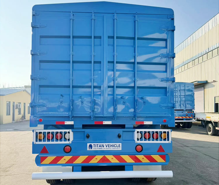 Tri Axle Fence Stake Semi Trailers for Sale in Tanzania Dar es Salaam 