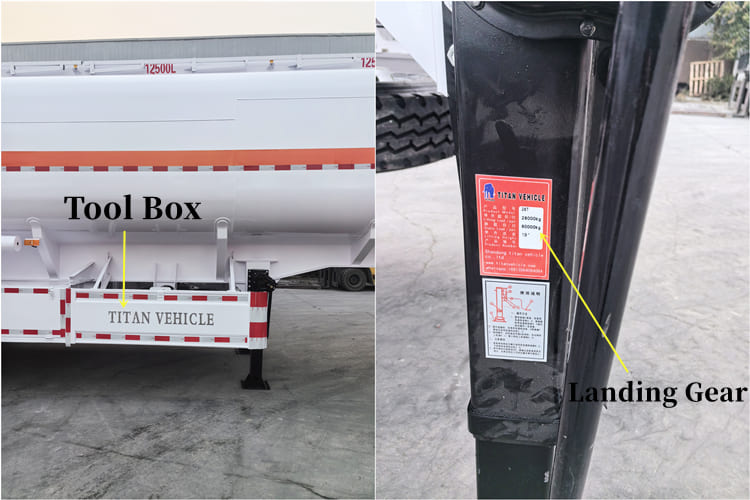 Tri Axle 50000 Liters Fuel Tanker Semi Trailer for Sale in Tanzania Dar es Salaam