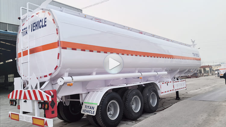 Tri Axle Fuel Tanker Trailer for Sale Tanzania