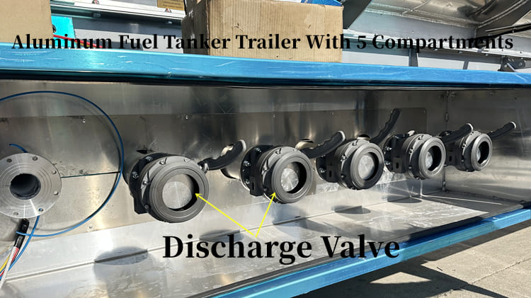 3 Axle 45000 Liters Aluminum Fuel Tanker Trailer for Sale in Tanzania