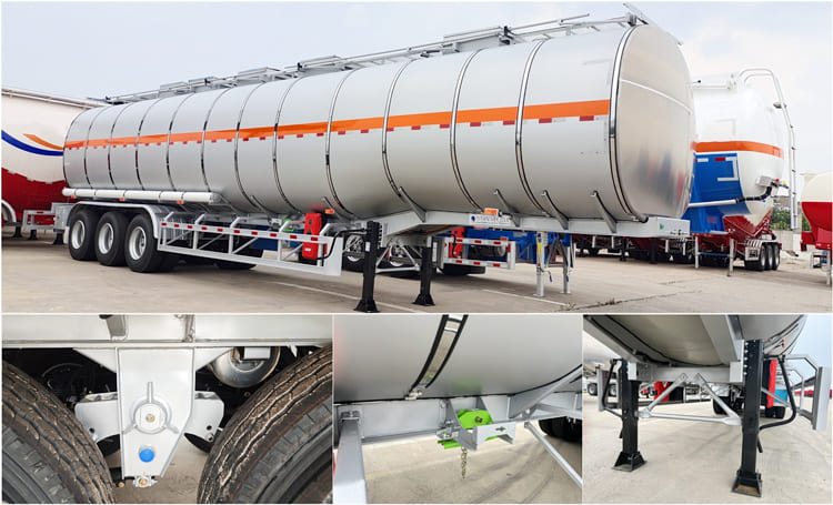 Tri Axle Stainless Steel Tanker Trailer for Sale in Tanzania | Fuel Tanker Price in Dar es Salaam