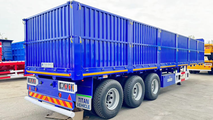 Side Wall Semi Trailer for Sale in Tanzania Dar es Salaam