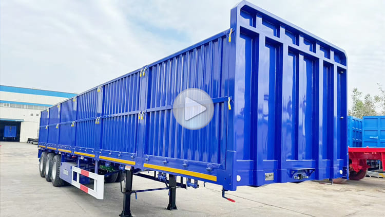 Side Wall Semi Trailer for Sale in Tanzania Dar es Salaam