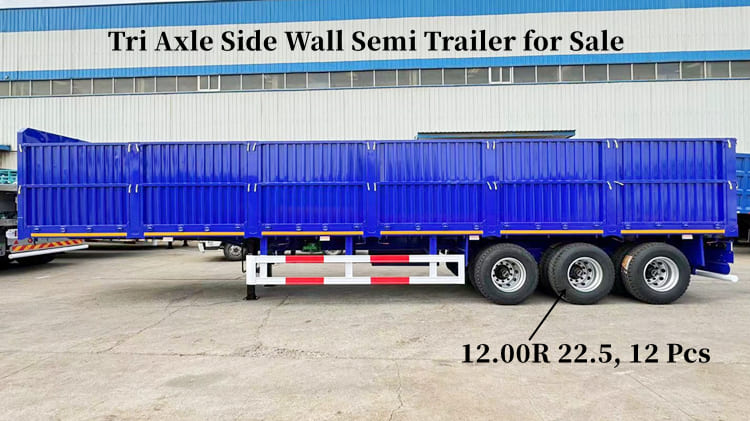 Side Wall Semi Trailer for Sale in Tanzania Dar es Salaam