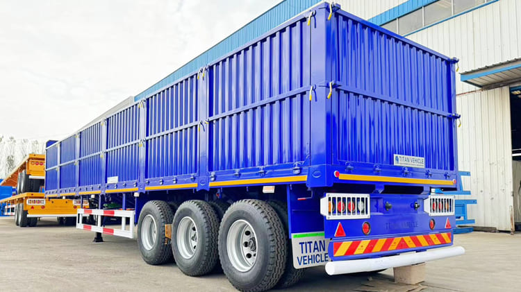 Side Wall Semi Trailer for Sale in Tanzania Dar es Salaam
