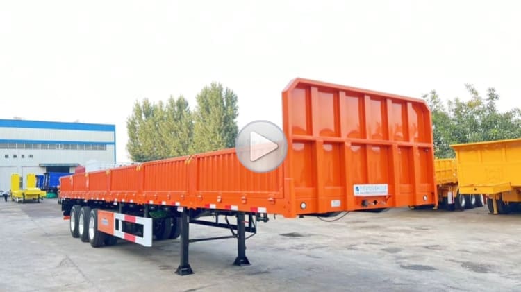 Tri Axle Dropside Trailer for Sale in Tanzania Dar es Salaam