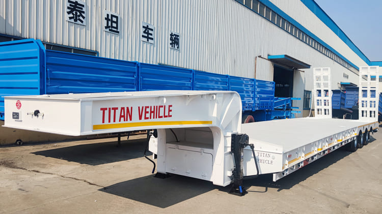 3 Axle Lowbed Trailer for Sale Tanzania Dar es Salaam 