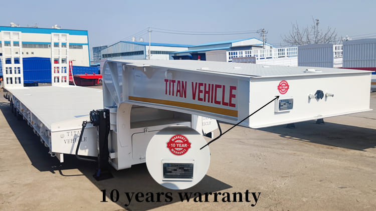 3 Axle Lowbed Trailer for Sale Tanzania Dar es Salaam 