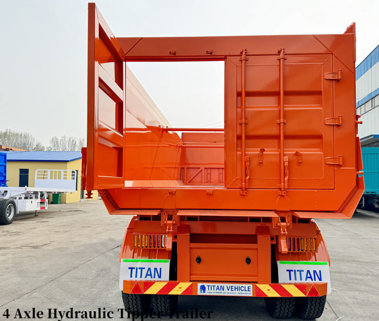 4 Axle Tipper Trailer Price Manufacturers in Tanzania | 35 Ton Hydraulic Tipper Trailer Manufacturers in Dar es Salaam