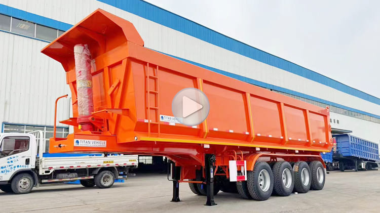 4 Axle Hydraulic Tipper Trailer Price Manufacturers in Tanzania