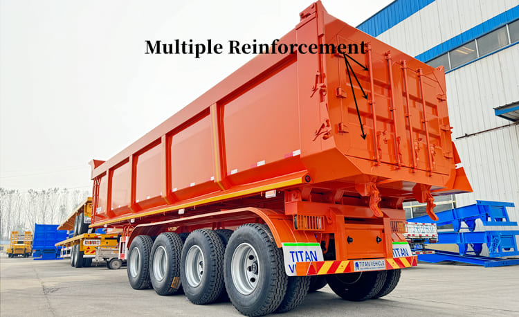 4 Axle Tipper Trailer Price Manufacturers in Tanzania | 35 Ton Hydraulic Tipper Trailer Manufacturers in Dar es Salaam
