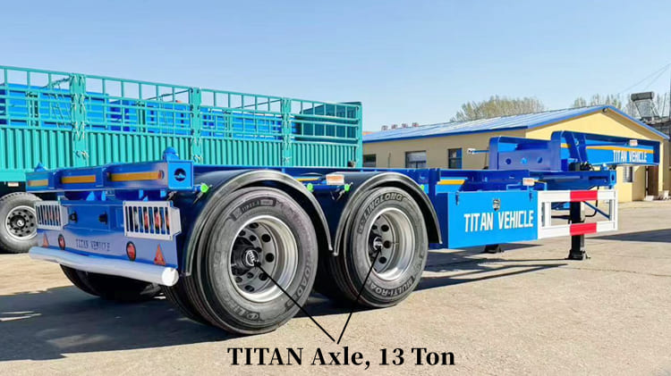 2 Axle Container Skeleton Trailer for Sale in Tanzania | Trailer Skeleton for Sale in Dar es Salaam