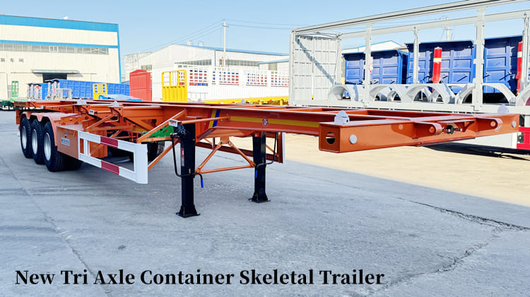 New Tri Axle Skeletal Trailer in Tanzania | Container Skeletal Trailer in Tanzania | New Skeletal Trailers for Sale in Tanzania