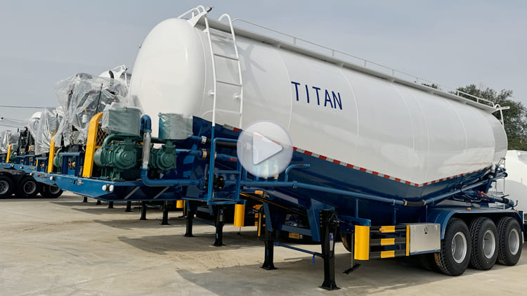 40CBM Bulker Cement Tanker Trailer Price in Tanzania