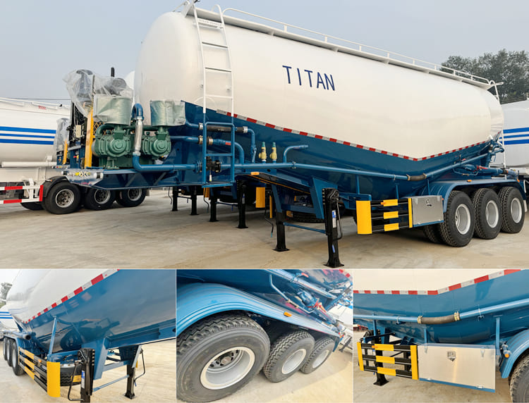 40CBM Bulker Cement Tanker Trailer Price in Tanzania