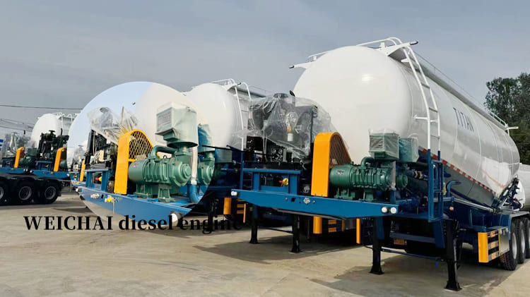 40CBM Bulker Cement Tanker Trailer Price in Tanzania