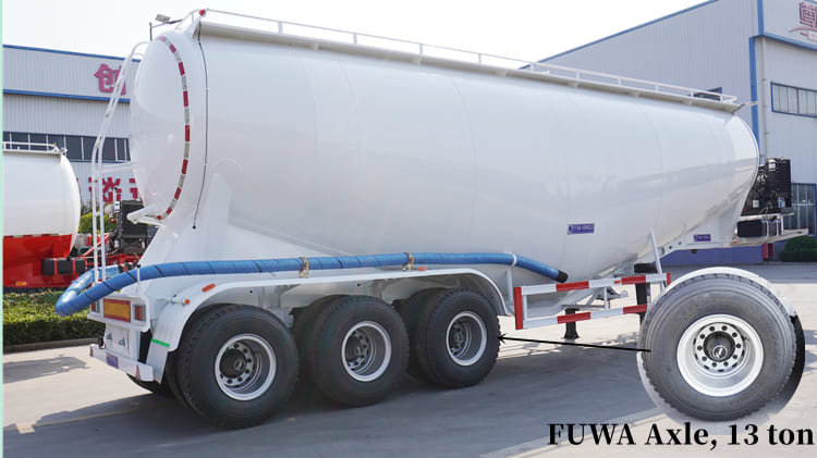 45CBM Dry Bulk Cement Tanker Trailers for Sale in Tanzania | Cement Tanker Semi Trailer in Dar es Salaam
