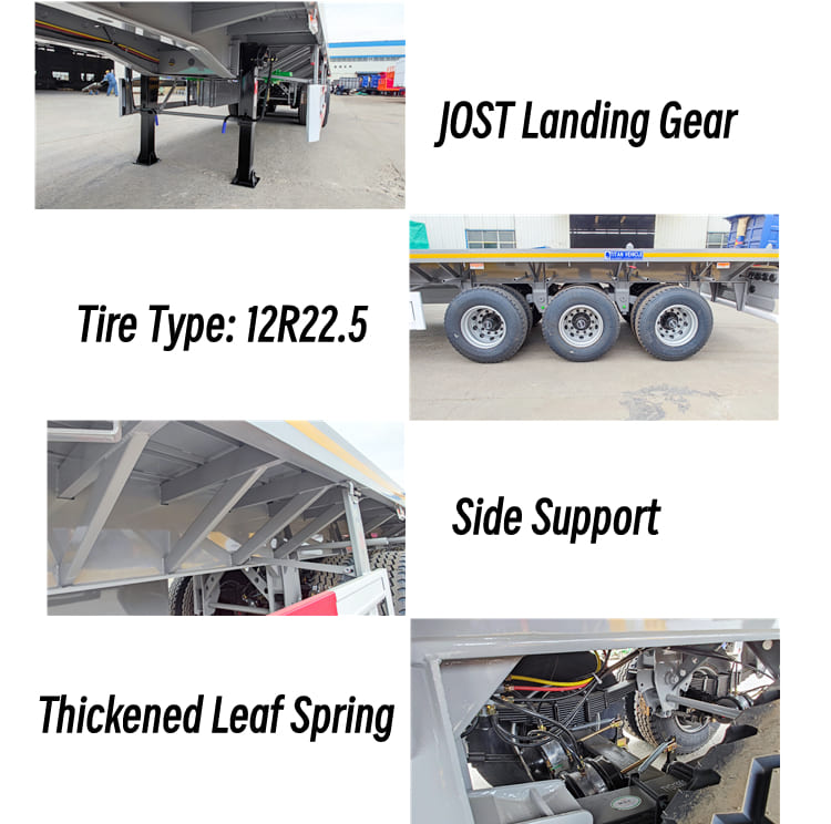  Tri Axle 40 Foot Flatbed Trailer Prices - 2024 40 Foot Flatbed Trailer for Sale in Tanzania - New Tri Axle Flatbed Trailer for Sale in Tanzania 