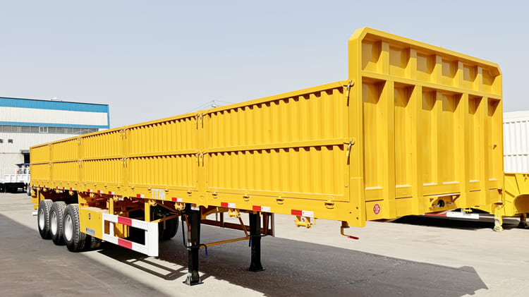 40 Ft Tri Axle Trailer With Drop Sides for Sale in Tanzania