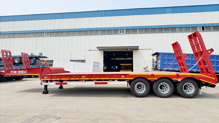Tri Axle Low Loader for Sale Tanzania