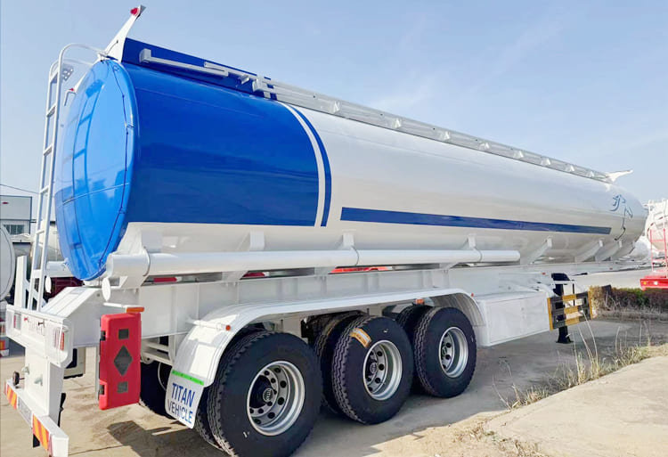 2024 New 45CBM Palm Oil Tanker Semi Trailer for Sale in Dar es Salaam Tanzania 